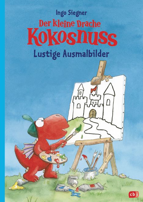 Ingo Siegner: Der kleine Drache Kokosnuss - Lustige Ausmalbilder, Buch