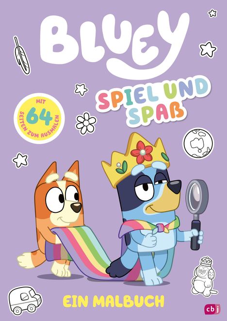 BLUEY - Spiel und Spaß - Ein Malbuch, Buch