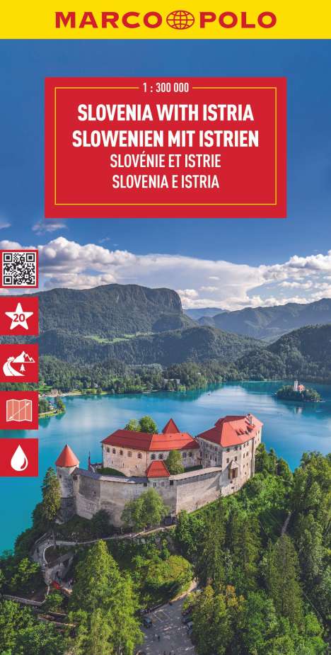 MARCO POLO Reisekarte Slowenien und Istrien 1:250.000, Karten