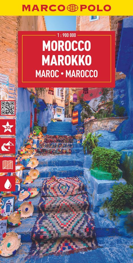 MARCO POLO Reisekarte Marokko 1:900.000, Karten