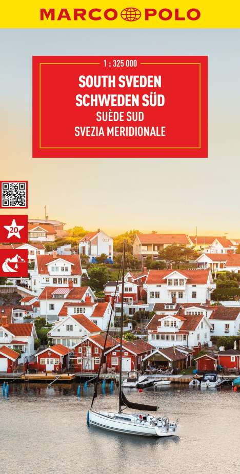 MARCO POLO Reisekarte Schweden Süd 1:325.000, Karten