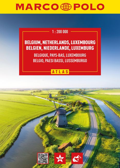 MARCO POLO Reiseatlas Benelux 1:200.000, Buch