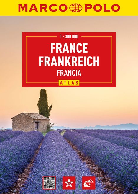 MARCO POLO Reiseatlas Frankreich 1:300.000, Buch