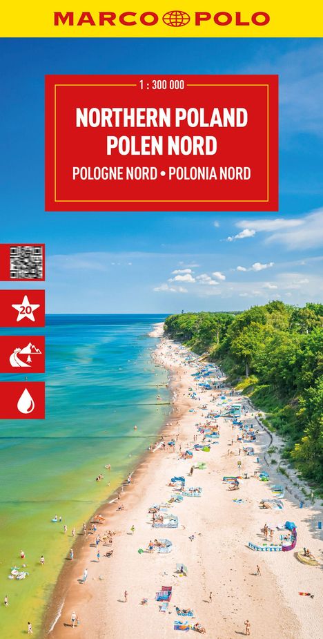 MARCO POLO Reisekarte Polen Nord 1:300.000, Karten