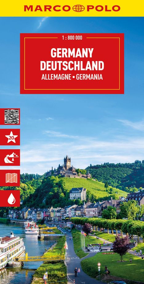 MARCO POLO Reisekarte Deutschland 1:800.000, Karten
