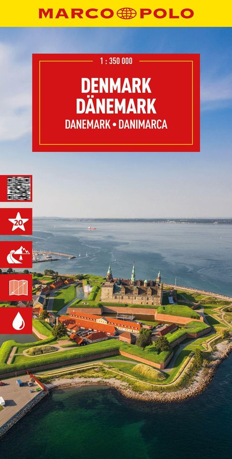 MARCO POLO Reisekarte Dänemark 1:350.000, Karten