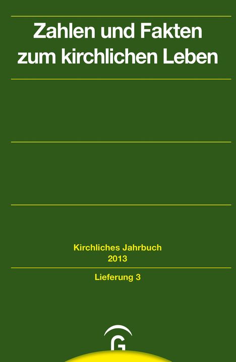 Zahlen und Fakten zum kirchlichen Leben, Buch