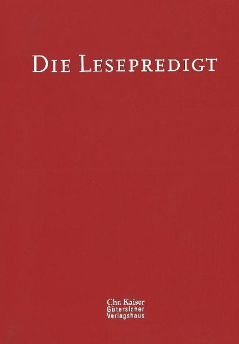 Die Lesepredigt Ringordner, Buch