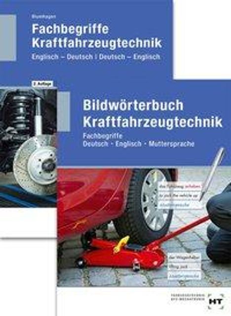Robert Blumhagen: Paket Bildwörterbuch Kraftfahrzeugtechnik + Fachbegr., Buch