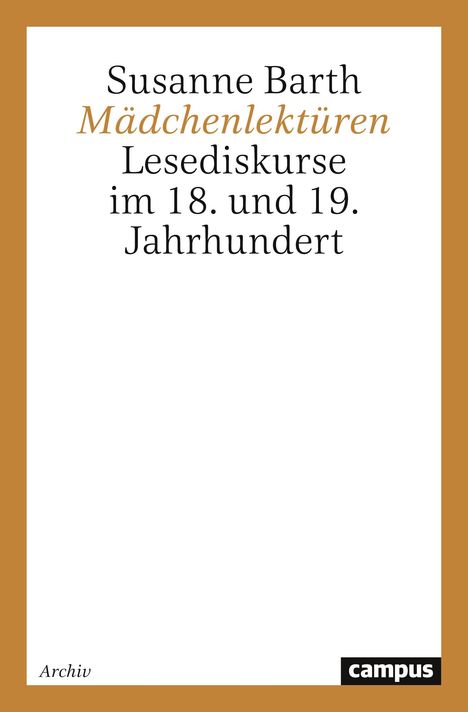 Susanne Barth: Mädchenlektüren, Buch