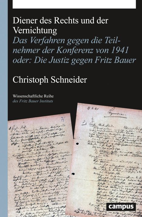 Christoph Schneider: Schneider, C: Diener des Rechts und der Vernichtung, Buch