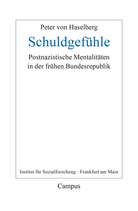 Peter von Haselberg: Schuldgefühle, Buch