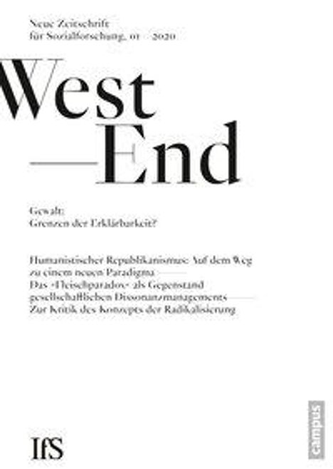 WestEnd 1/2020: Verschwiegene Gewalt, Buch