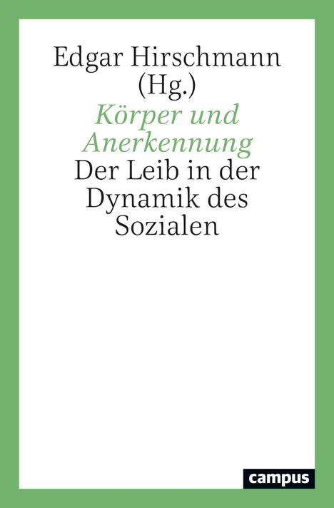 Körper und Anerkennung, Buch