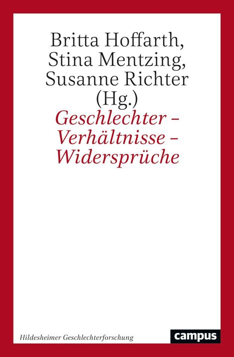 Geschlechter - Verhältnisse - Widersprüche, Buch