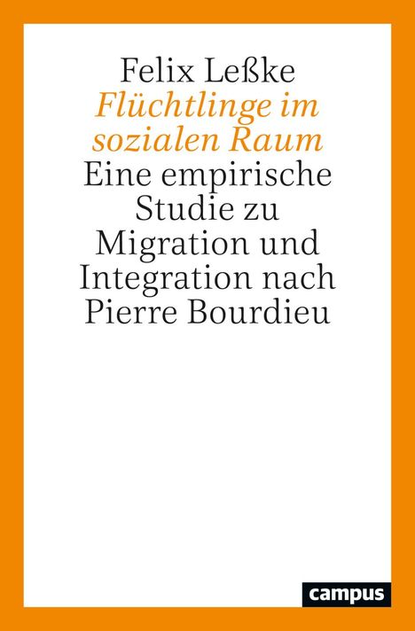 Felix Leßke: Flüchtlinge im sozialen Raum, Buch