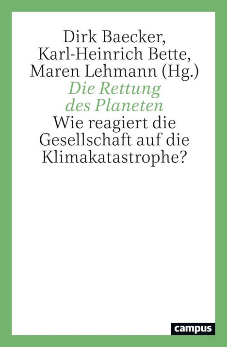 Die Rettung des Planeten, Buch