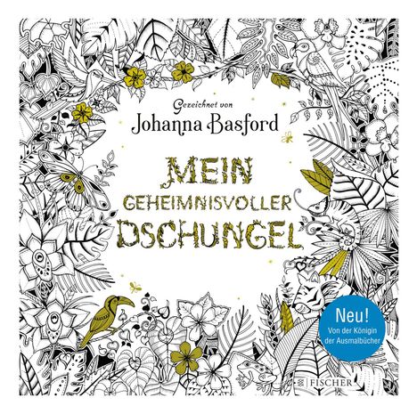 Johanna Basford: Basford, J: Mein geheimnisvoller Dschungel, Buch