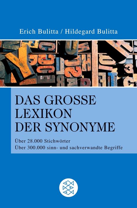 Erich Bulitta: Das große Lexikon der Synonyme, Buch