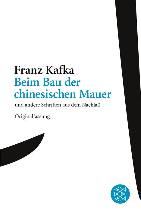 Franz Kafka: Beim Bau der chinesischen Mauer, Buch
