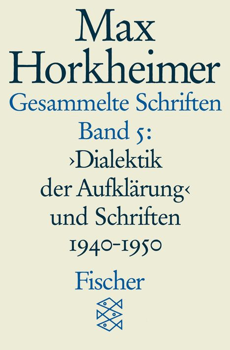 Max Horkheimer: Gesammelte Schriften in 19 Bänden, Buch