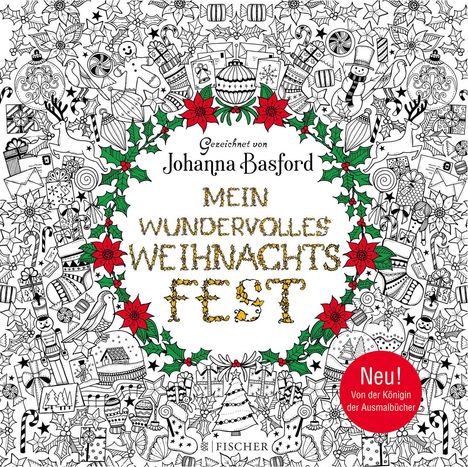 Johanna Basford: Mein wundervolles Weihnachtsfest, Buch