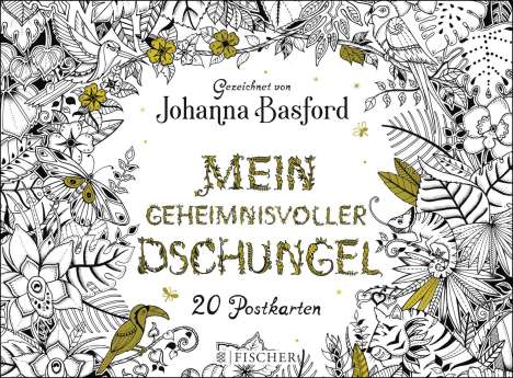 Johanna Basford: Mein geheimnisvoller Dschungel, Buch
