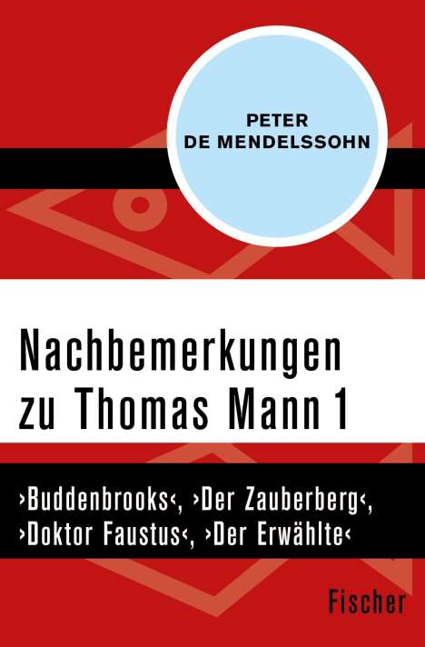 Peter Mendelssohn: Nachbemerkungen zu Thomas Mann (1), Buch