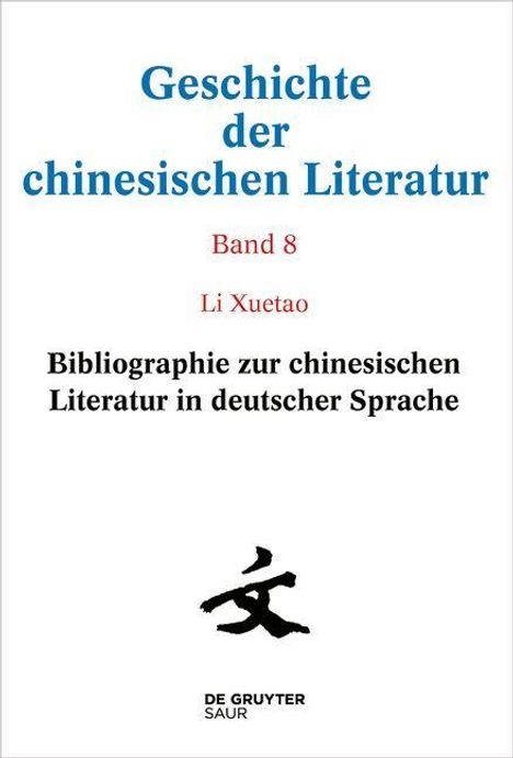 Geschichte chin. Literatur 8, Buch