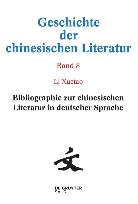 Geschichte chin. Literatur 8, Buch