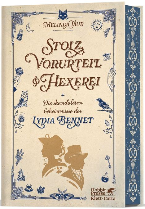 Stolz, Vorurteil & Hexerei: Die skandalösen Geheimnisse der Lydia Bennet. Verzierungen und Silhouetten im Vintage-Stil.