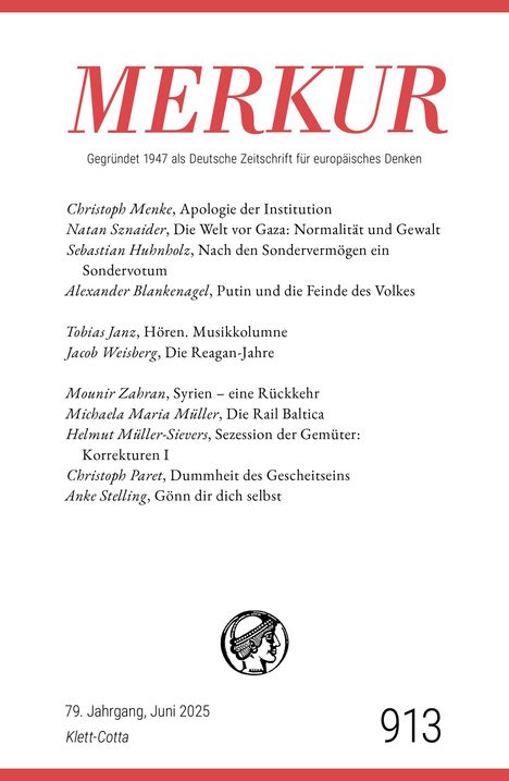 MERKUR 6/2025, Jg.79, Buch