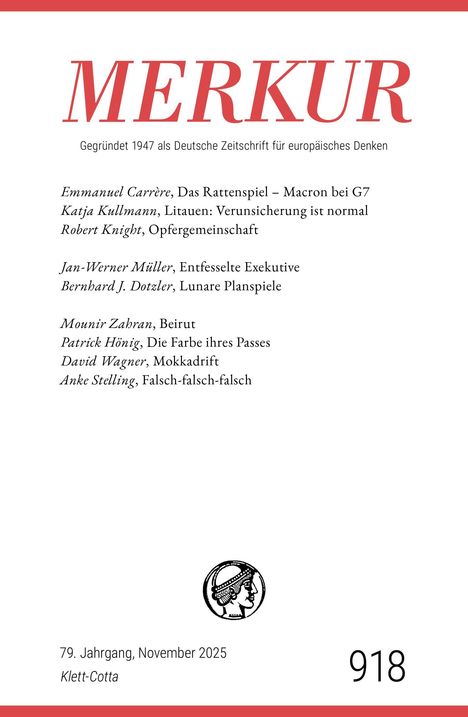 MERKUR 11/2025, Jg.79, Buch