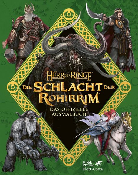 Der Herr der Ringe: Die Schlacht der Rohirrim - Das offizielle Ausmalbuch, Buch