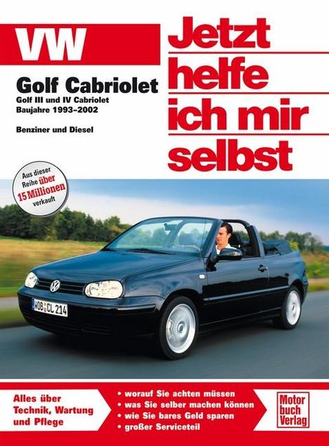 VW Golf III/IV Cabriolet, Buch