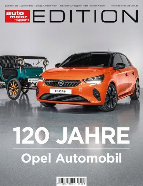 auto motor und sport Edition - 120 Jahre Opel, Buch