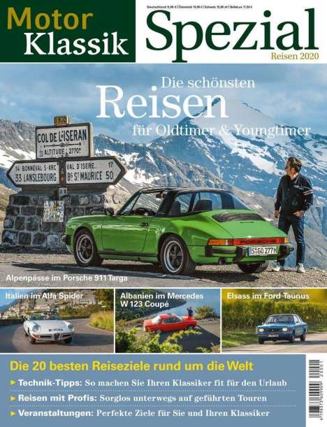 Motor Klassik Spezial Reisen 2020, Buch