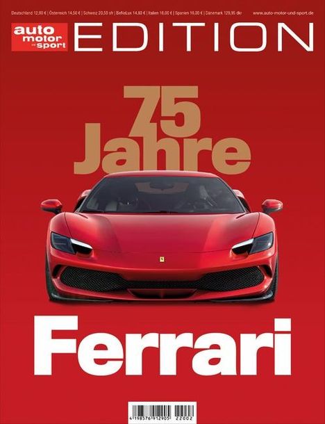 auto motor und sport Edition - 75 Jahre Ferrari, Buch