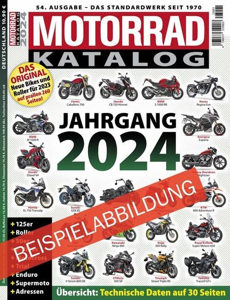Motorrad-Katalog 2025, Buch