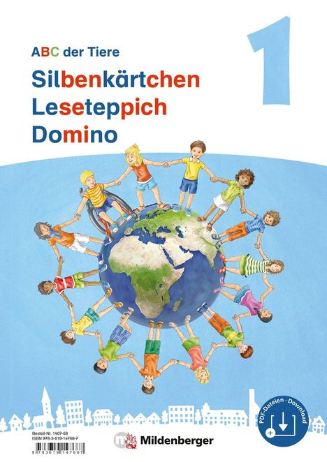 Klaus Kuhn: ABC der Tiere 1 Neubearbeitung - Silbenkärtchen, Leseteppiche, Domino, Diverse