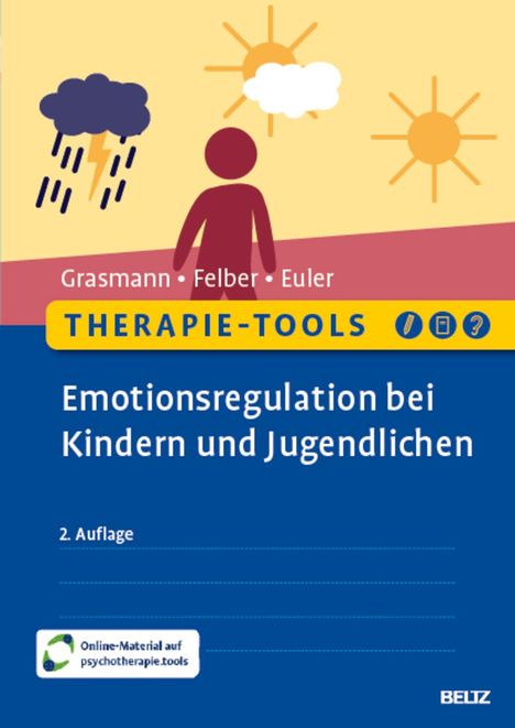 Dörte Grasmann: Therapie-Tools Emotionsregulation bei Kindern und Jugendlichen, 1 Buch und 1 Diverse