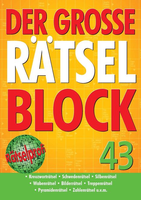 Der große Rätselblock 43, Buch