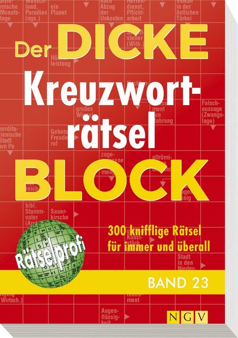 dicke Kreuzworträtsel-Block 23, Buch