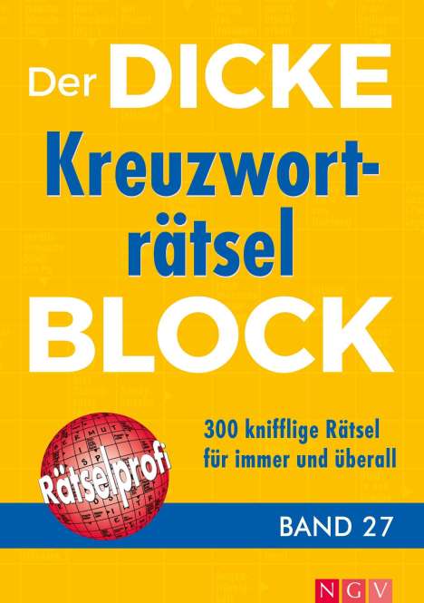 Der dicke Kreuzworträtsel-Block Band 27, Buch
