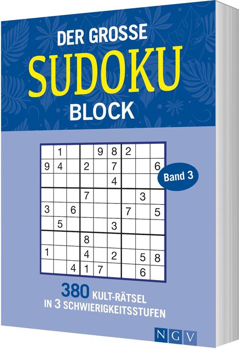 Der große Sudokublock Band 3, Buch