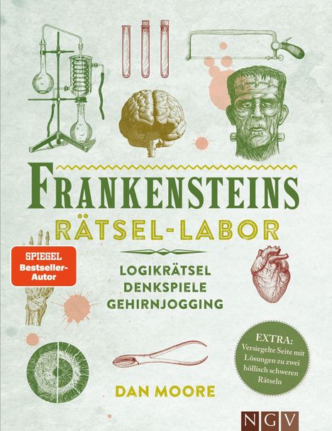 Dan Moore: Moore, D: Frankensteins Rätsel-Labor. Das Rätselbuch im Stil, Buch