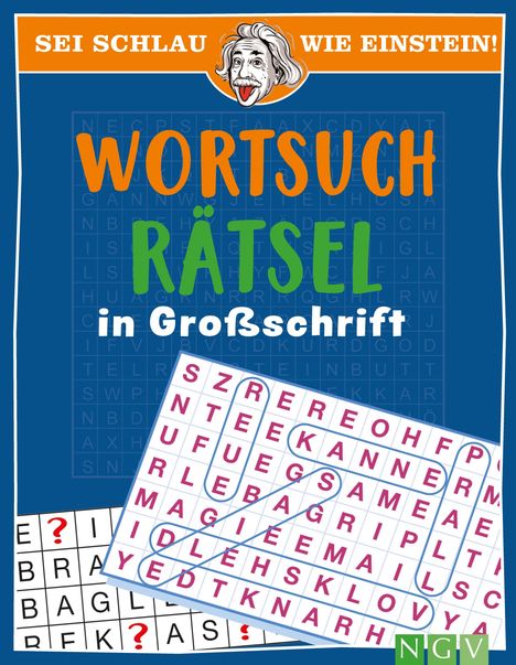 Sei schlau wie Einstein! - Wortsuchrätsel in Großschrift, Buch