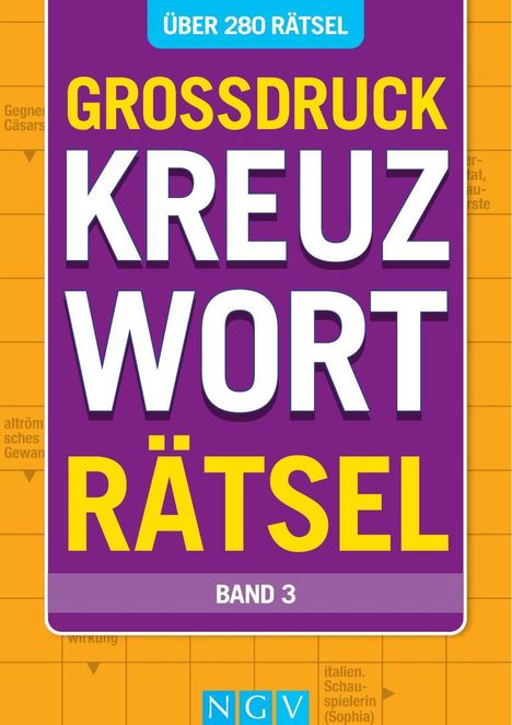 Großdruck Kreuzworträtsel - Band 3, Buch