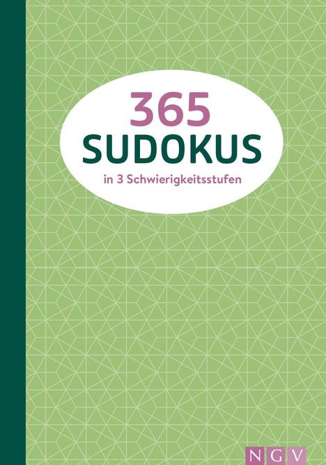 365 Sudokus in 3 Schwierigkeitsstufen, Buch