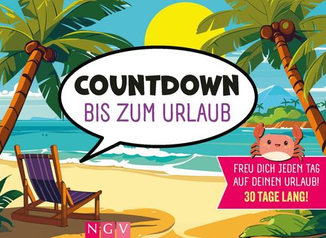Countdown bis zum Urlaub, Buch